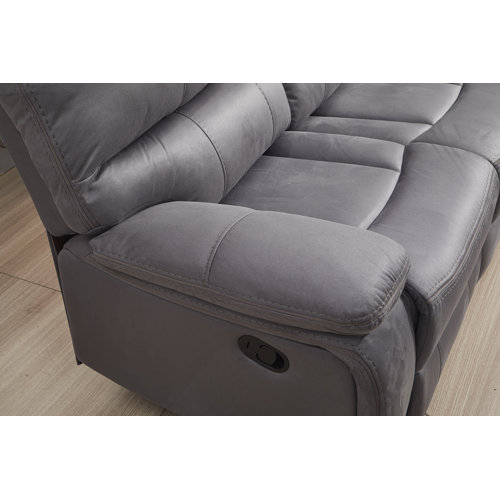 Red Barrel Studio® Fleurimon 87'' Upholstered Reclining Sofa & Reviews
